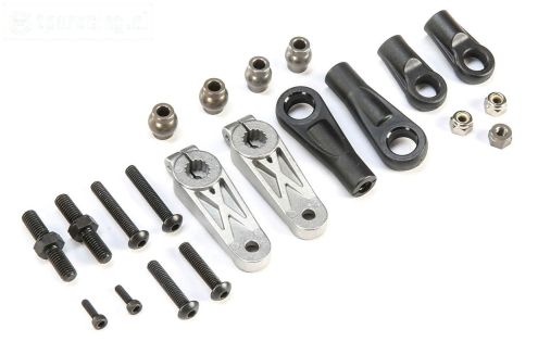 TLR351007 Dubbele stuurverbinding 5B-5T, Set