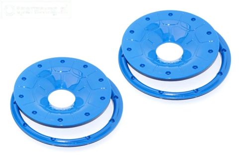 BWS59089/02B Beadlock Disk Blauw Ø120 mm, 4 St.