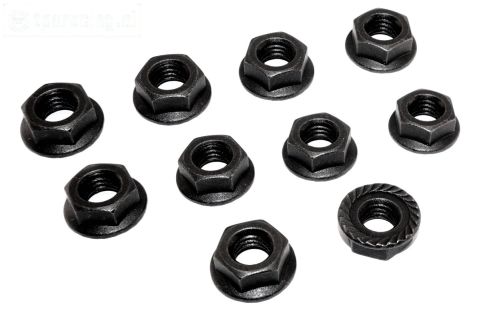 TPS6115 Stalen Borgmoer M8R Zwart, 10 st.