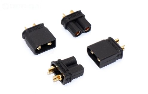 TPS087/30 AMASS XT30 Gold stekker Ø2,0 mm, 4 st.