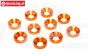 TPS1235/04 Alu verzonken ring Ø5 mm Oranje, 10 st.