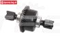 ARA310957 ARRMA Diff. voor-achter compleet, 1 st.