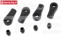 ARA320501 ARRMA Staalkogel met houder, set