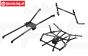 ARA320700 ARRMA Fireteam rol kooi binnen delen, Set