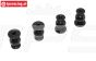 ARA330554 ARRMA Stalen kogel M3/Ø8-H12 mm, 4 st.