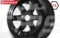 TPS5028/80B Nylon Velg 6-Spaaks Ø120-B80 mm Zwart, 2 st.