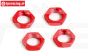 BWS55016R Wielmoer Rood 24 mm BWS-LOSI, 4 st.