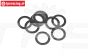 BWS56064 Pas ring Ø9-Ø13-H0,3 mm, 10 st.
