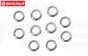 BWS56083 Stalen Ring Ø5-Ø9-H1 mm, 10 st.