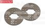 BWS64007 Aluminium remschijf BWS 5B Ø56 mm, 2 st.