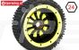 BWS69034/02 Mini-Pin zwart-geel Ø180-B75 mm, 2 st