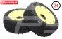 BWS69034/02 Mini-Pin zwart-geel Ø180-B75 mm, 2 st