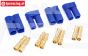 TPS83503 EC5 Goud stekker Ø5,0 mm, 4 st.