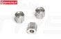 FG1183/02 Alumium afstand bus 4x8x8 mm, 3 st.
