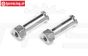 FG1213/07 Alu-radioplaat steun M4-L24 mm, 2 St.
