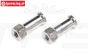FG1213/08 Alu-radioplaat steun M4-L13,5 mm, 2 St.