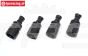 TPS4412/04 Aandrijf as Hoes Ø15-Ø8-L49 mm, 4 St.