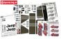 FG46155 Stickers Jeep 4WD, Set