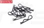 TPS6013/10 TPS Kap Clips zwart, 10 St.