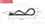 TPS6013/10 TPS Kap Clips zwart, 10 St.