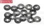 FG6111 Ruit grid clips Marder/Baja, 15 st.