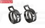 FG6403/23 Veerband klem zelf stellend Ø23-Ø27-B12 mm, 2 st.