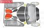 FG64155/01 Stickers TR4 Truggy, Set