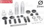 FG66291 Tuning Schokdemper Ø20-L180 mm, Set