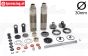 FG67331 Alu-Big-Bore Schokdemper Ø30-L265 mm, set