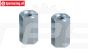 FG68246/01 Stalen Afstand stuk SW5-H 10 mm, 2 st.