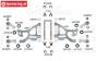 FG68401/01 Alu-draagarm achter onder 1/5, Set