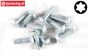 FG6917/08 Torx flens bolkop M3-L8 mm, 10 St.