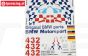 FG8170 Team Stickers BMW M3 GTR, Set