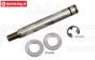 FG8466 Wiel as voor 2WD M6-L65 mm, 1 St.