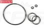 FG8600/11 Differentieel O-ring, Viscose, Set