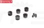 FG6020B Stelring Ø2,1 mm zwart, 5 St.