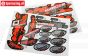 FG6158 Stickers Marder Nero Buggy Rood, Set
