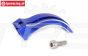EBT6639B Alu-Gas-Rem hevel blauw Futaba PX-Serie, Set
