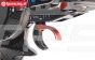 EBT6639R Alu-Gas-Rem hevel rood Futaba PX-Serie, 1 st.
