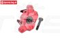MX035-R PROMOTO Alu-Rem zadel voor Rood, Set