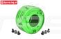 MX012-G PROMOTO Alu vliegwiel huis Groen, 1 st.