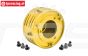 MX012-GD PROMOTO Alu vliegwiel huis goud, 1 st.
