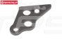 HPI102163 Motor steun plaat links Gun-Metal, 1 st.
