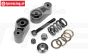 HPI102165 Servo saver Gun-Metal, Set