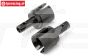 HPI104965 SHD Stalen Differentieel as, 2 st.