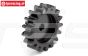 HPI106606 HD Stalen tandwiel smal 17T, 1 st.
