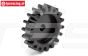 HPI106607 HD Stalen tandwiel smal 18T, 1 st.