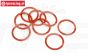 HPI75071 O-ring Schokdemper onder Ø15 mm, 8 st.