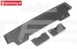 HPI85296 5T-1 Achterspoiler Gun-Metal, Set