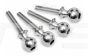 HPI86412 Stalen gewricht kogel, M4-Ø10 mm, 4 St.